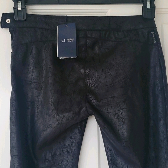 AJ Armani Jean's Black pants - Picture 3 of 5
